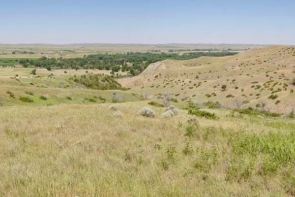 The rolling battlefield above the Little Bighorn
