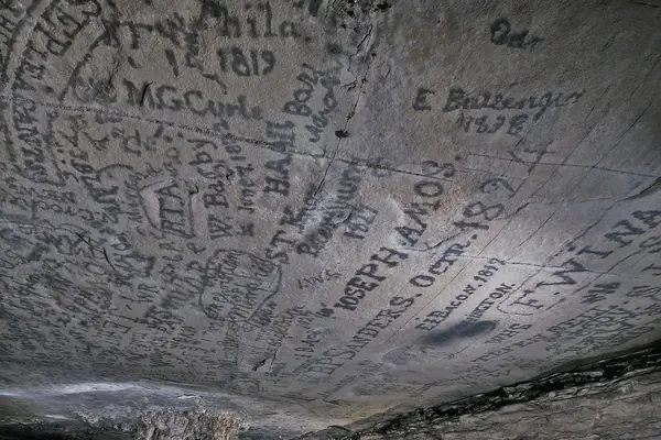 Century-old visitor signatures