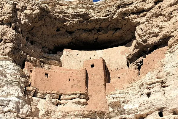 The five-story cliff dwelling
