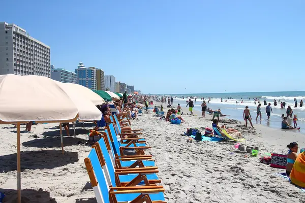 The Atlantic shoreline