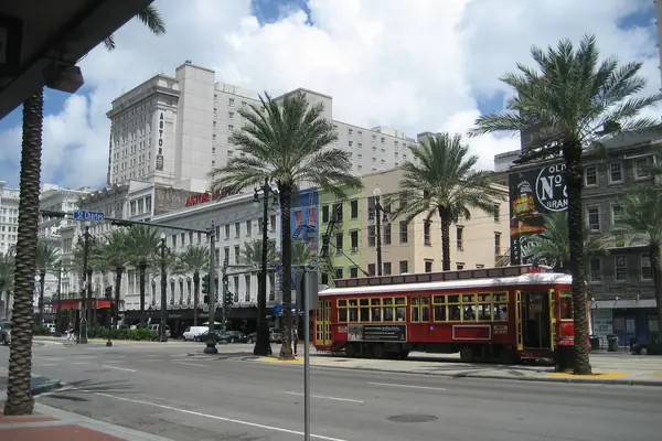 The historic St. Charles streetcar