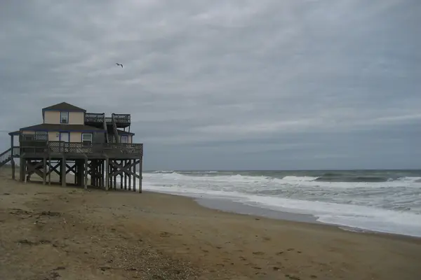 A fishing pier on the Atlantic