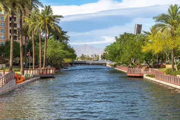The Arizona Canal through Scottsdale