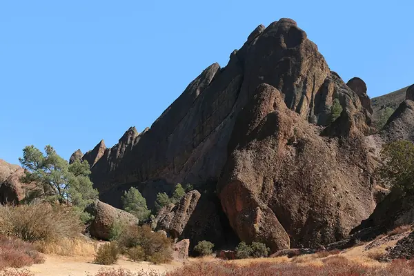 Volcanic rock spires