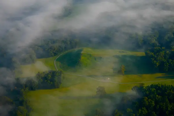 Mound A at the monumental earthworks