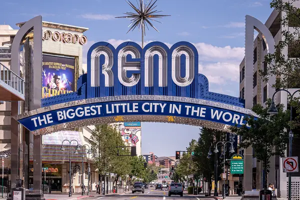 The famous Reno Arch