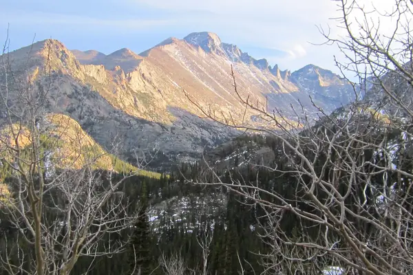 Dawn on Longs Peak