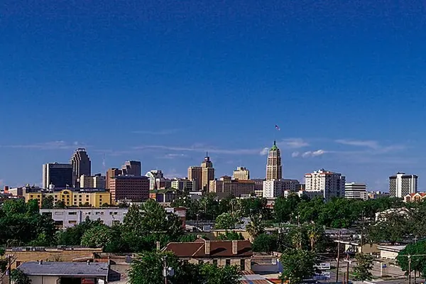 The downtown skyline