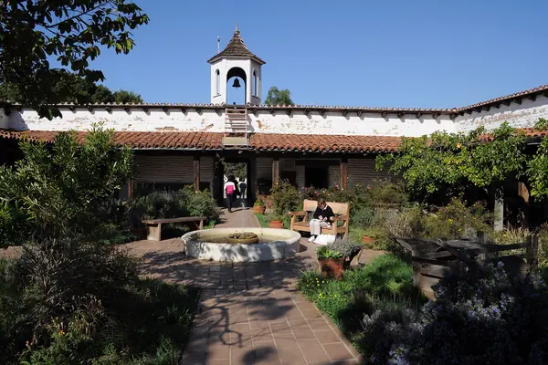 A historic courtyard in Old Town