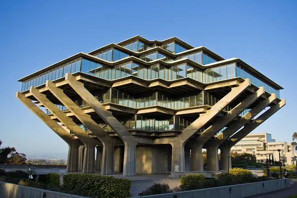 The futuristic Geisel Library