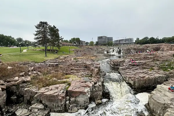 The falls of Falls Park