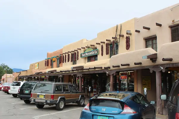 The historic adobe plaza