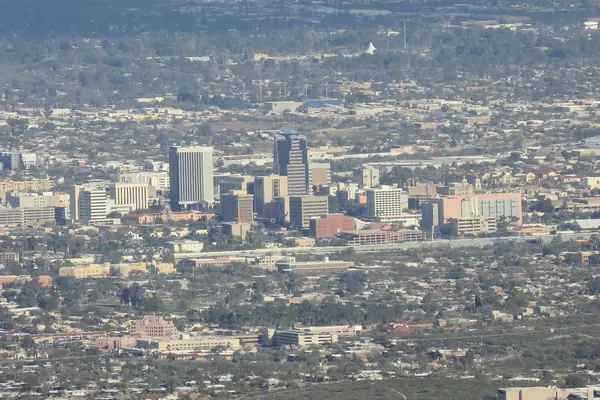 Downtown beneath the Santa Catalina Mountains