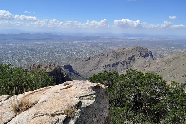The metro spreads to the mountains