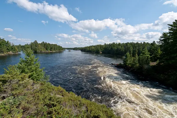 The shore near Kettle Falls