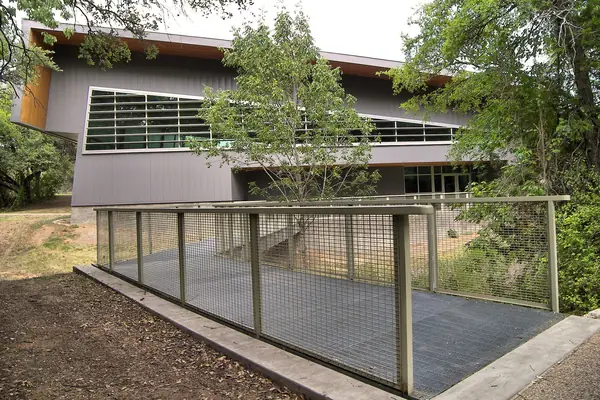 The climate-controlled dig shelter