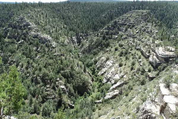The canyon from above