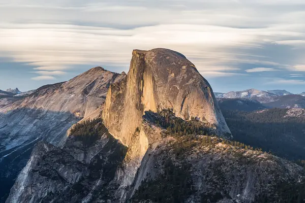 Half Dome from Glacier Point at sunset