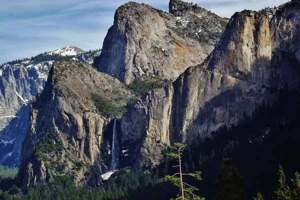 Bridalveil Fall and the valley