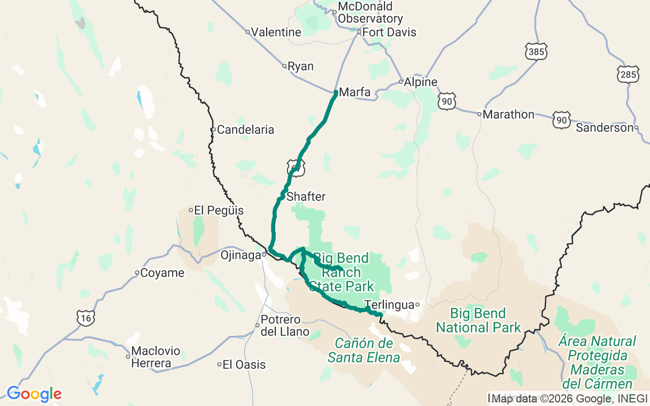 The Rio Road route map