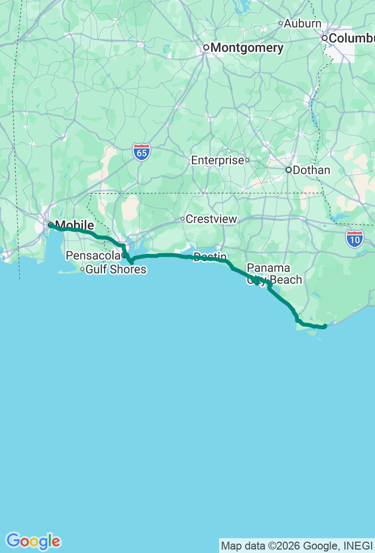 The Emerald Run route map
