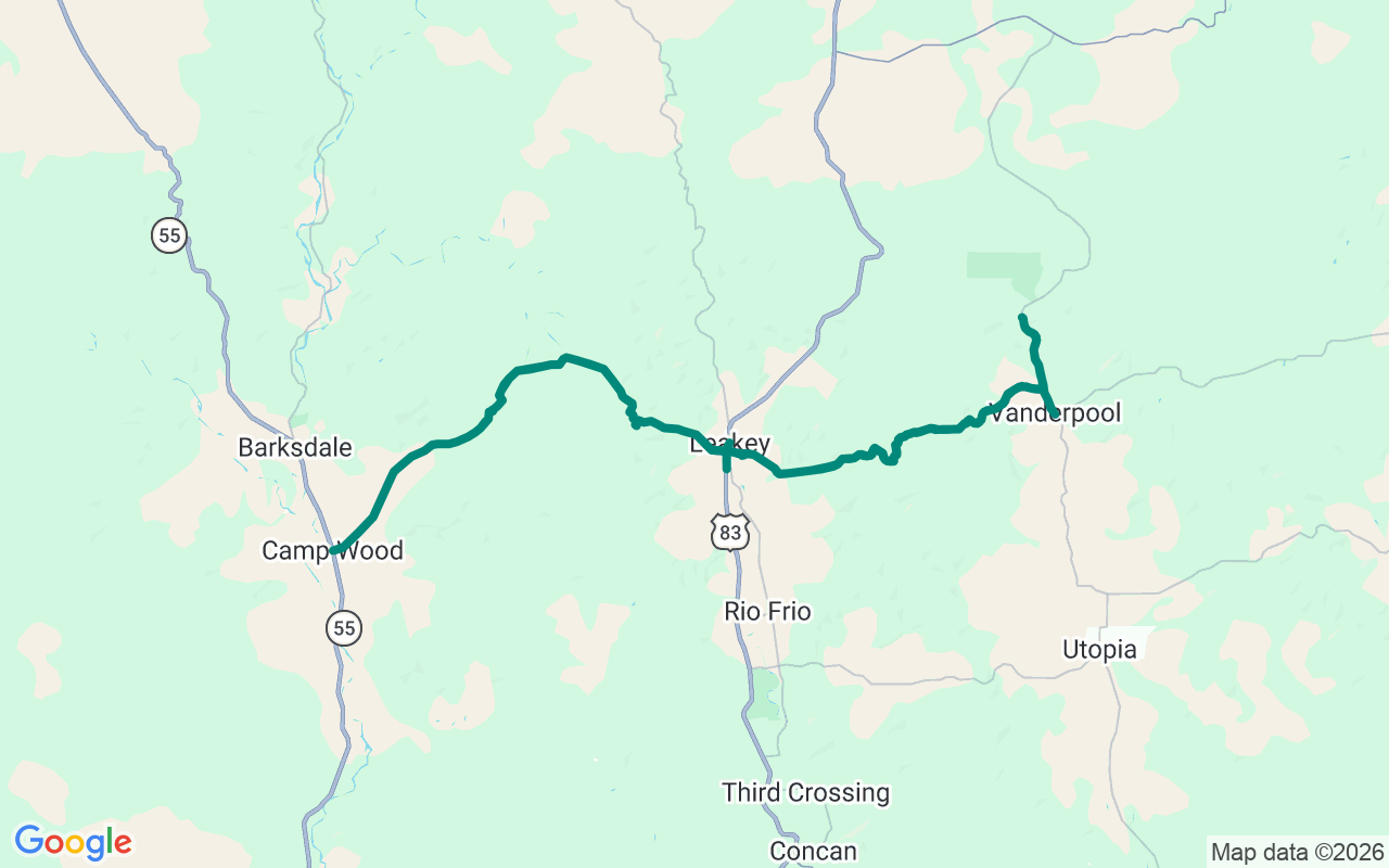 The Twisted Sisters route map